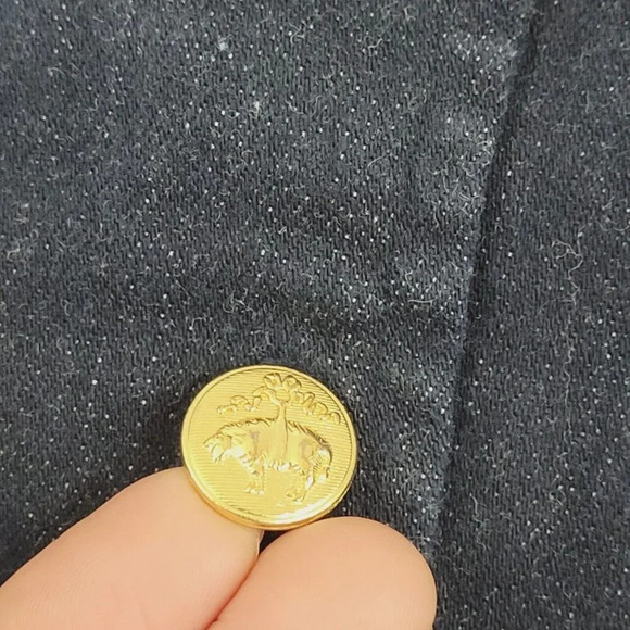 Brooks Brothers Fleece Denim Button-Front Dress Size 12 Kids 100% Cotton 20CT - Picture 6 of 7